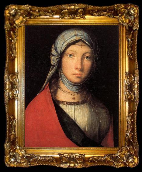 framed  BOCCACCINO, Boccaccio Gypsy Girl, ta009-2
